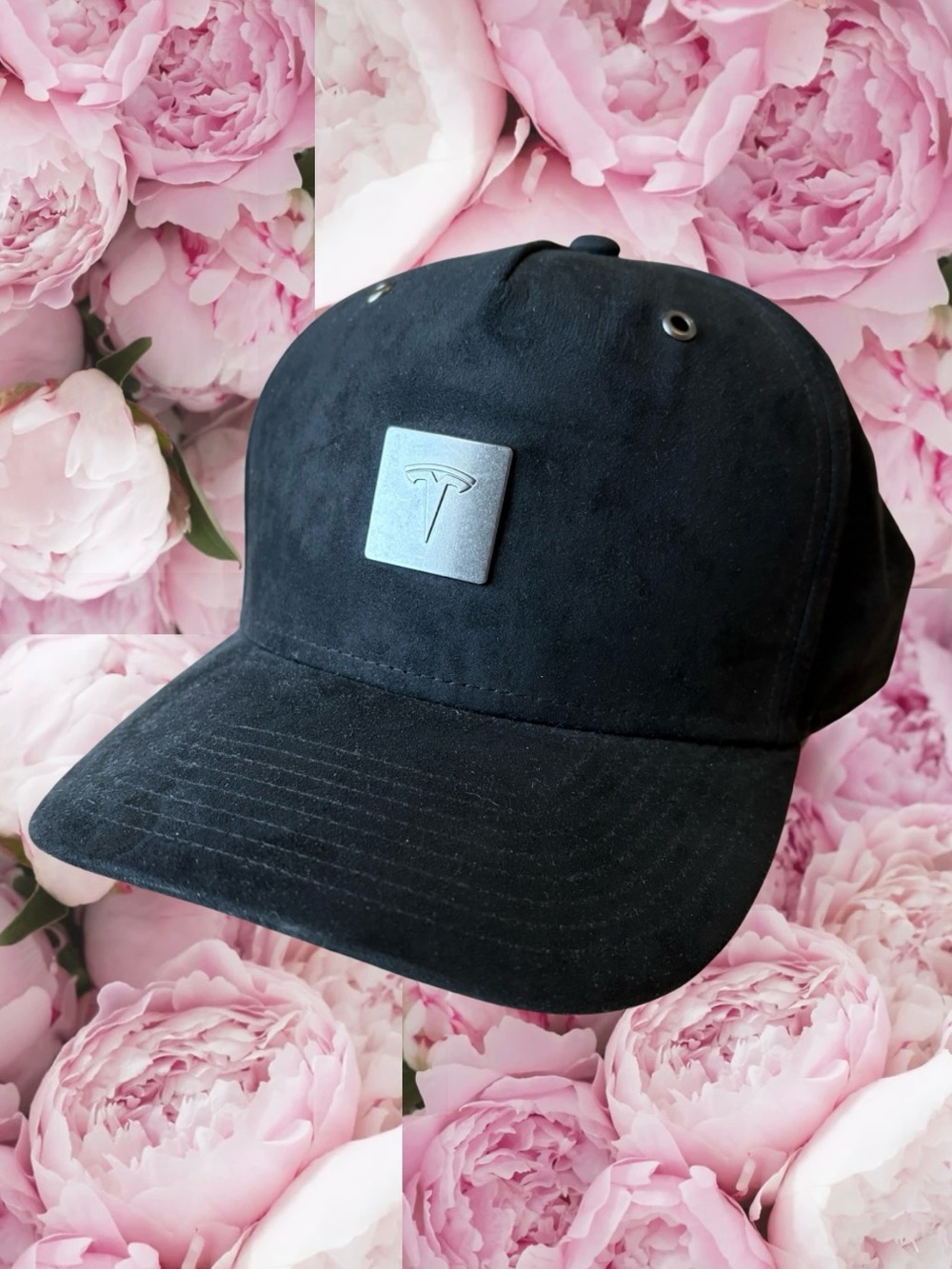 Tesla Vegan Suede Baseball Hat